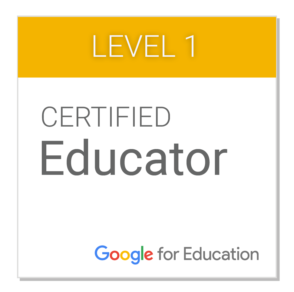 Google Certified Educator: Level 1